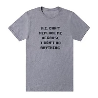 AI Can't Replace Me Graphic Tee