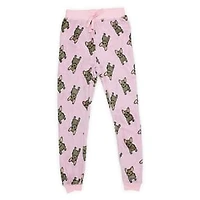 Juniors Plush Lounge Pants - French Bulldog