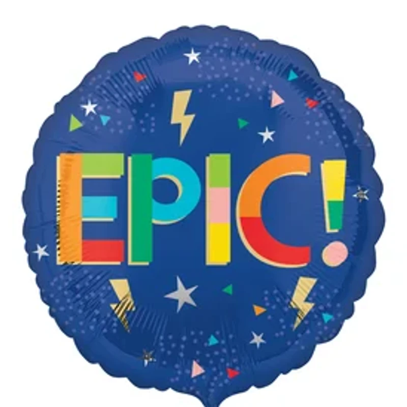 INFLATED 'Epic!' Balloon 18in