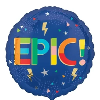 INFLATED 'Epic!' Balloon 18in