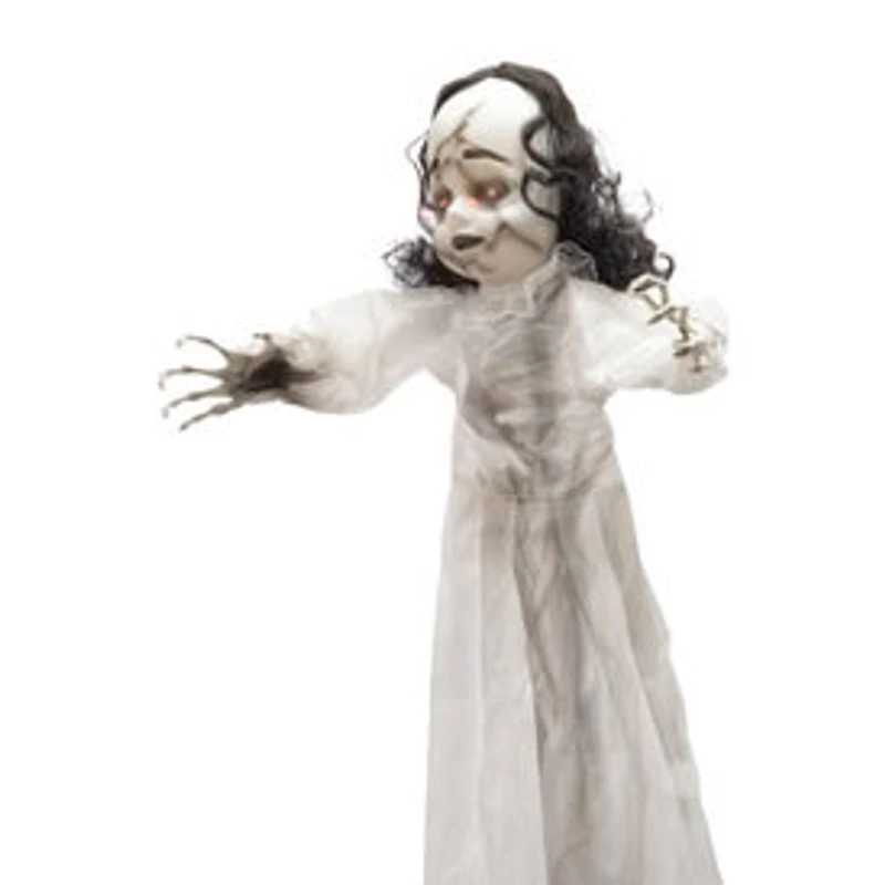 Halloween Haunted Doll LED Animatronic 3ft.