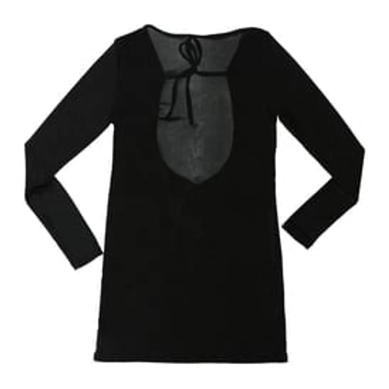 Long-Sleeve Mini Dress
