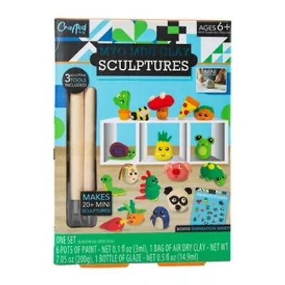 Crafted By U™ Myo Mini Clay Sculptures Kit