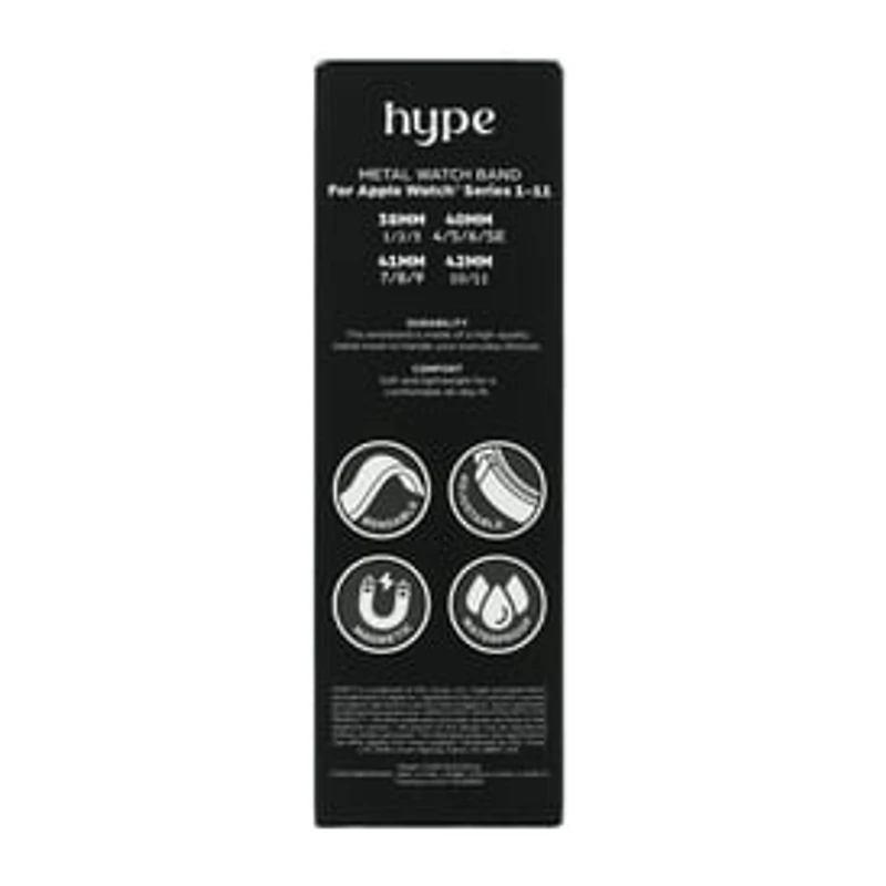 Hype Apple Watch® Metal Watch Band