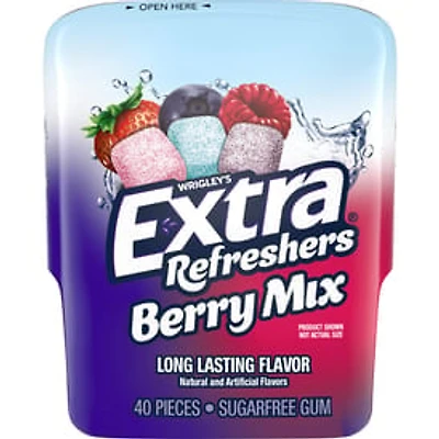 Extra® Refreshers Berry Mix Sugarfree Gum - 40 Pieces
