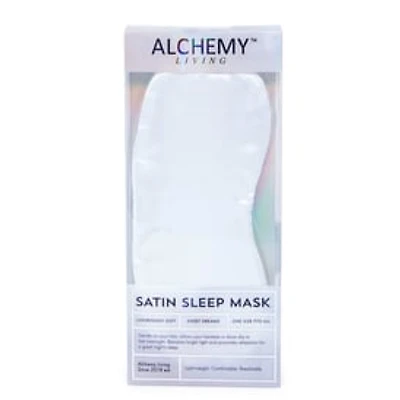 Alchemy Living™ White Satin Sleep Mask