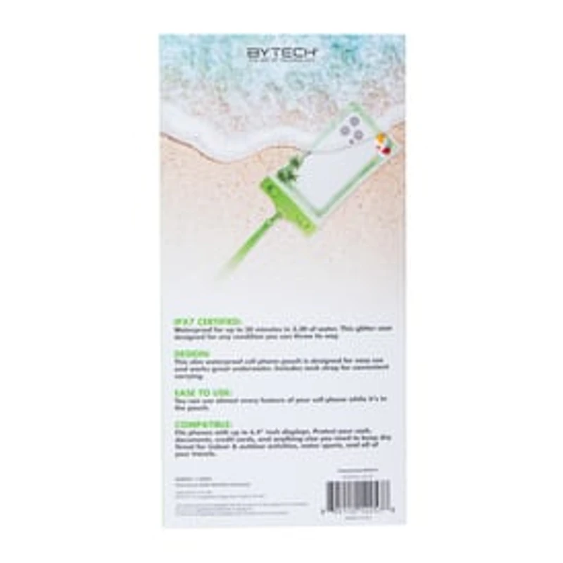 Glitter Waterproof Phone Pouch With Neck Strap