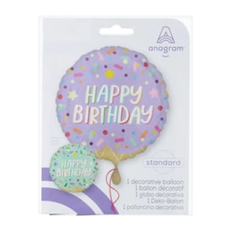 INFLATED Anagram® Happy Birthday Standard Balloon