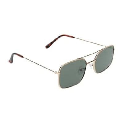 Juniors Metal Rectangle Brown Sunglasses