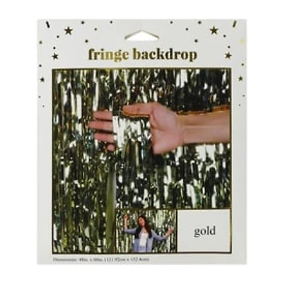 Gold Fringe Backdrop