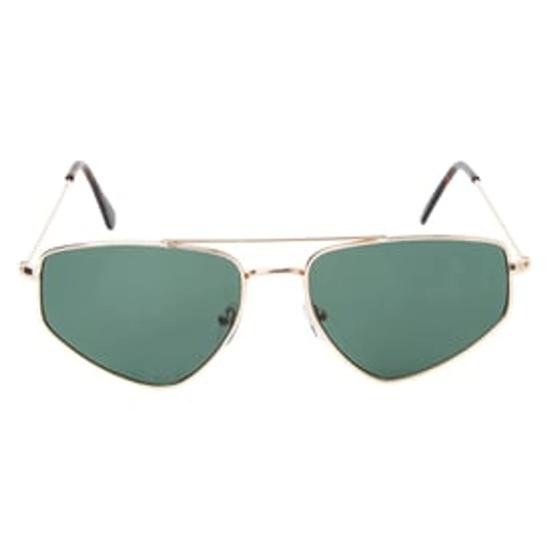 Mens Metal Triangle Aviator Sunglasses