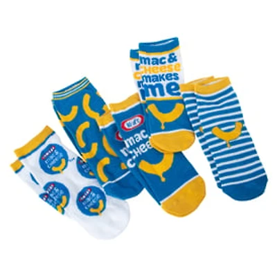 Kraft Mac & Cheese™ Ladies Ankle Socks 5-Pack