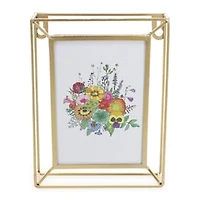 Dimensional Picture Frame w/ Print (Fits 4in x 6in Photo)