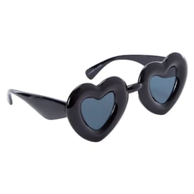 Ladies Plastic Bubble Heart Sunglasses