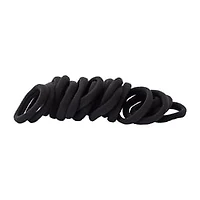 Black Lycra Ponies 20-Pieces
