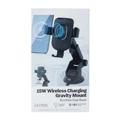 15W Wireless Charging Gravity Mount