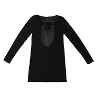 Long-Sleeve Mini Dress