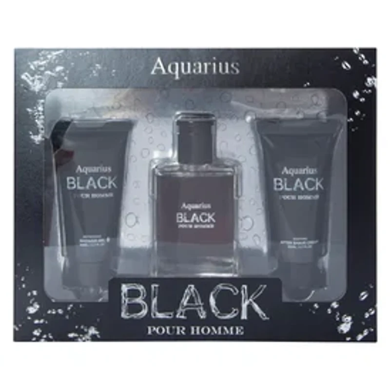 Aquarius Black Pour Homme 3-Piece Set