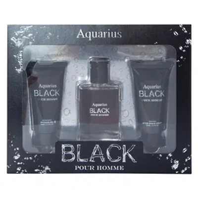 Aquarius Black Pour Homme 3-Piece Set