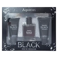Aquarius Black Pour Homme 3-Piece Set
