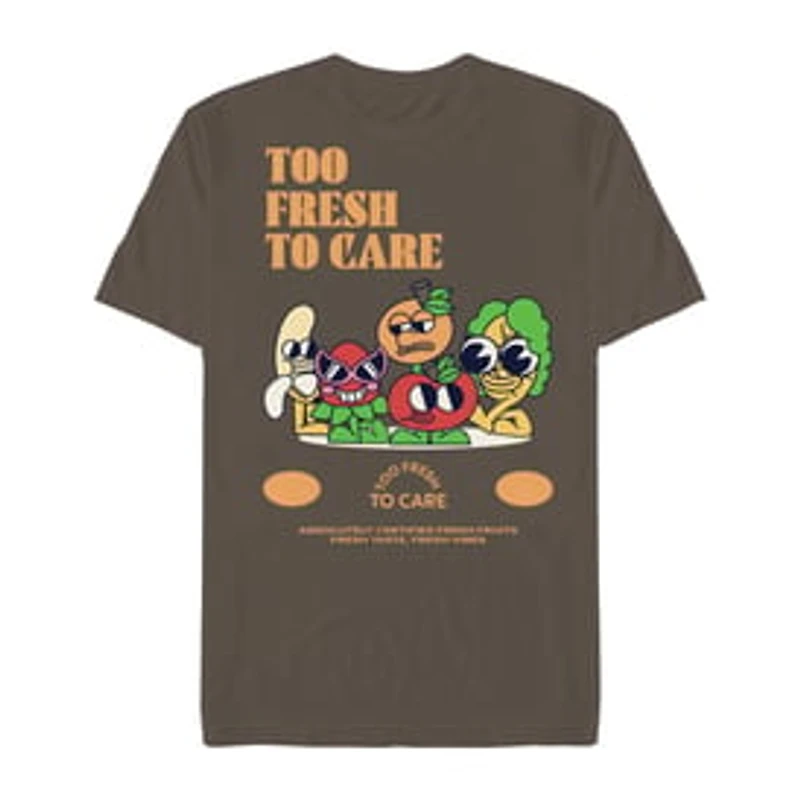 'Too Fresh To Care' Veggies Graphic Tee