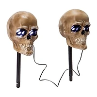 Halloween Skull Stakes 2-Pack