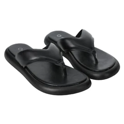 Ladies Vegan Leather Flip Flops