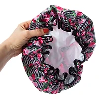 Essential Beauty Shower Cap - Floral Stripe