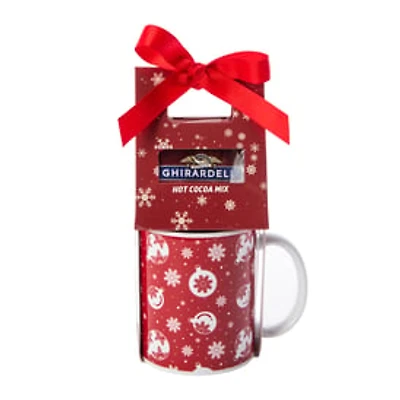 Ghiradelli® Hot Cocoa Mix & Red Mug Set