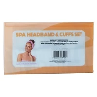 Plush Spa Headband & Cuffs Set