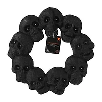 Halloween LED Skull Wreath