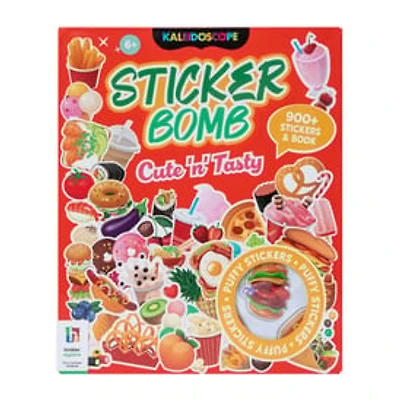Sticker Bomb Cute & Tasty Puffy Stickers Book