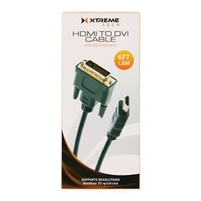 6ft Hdmi To Dvi Cable