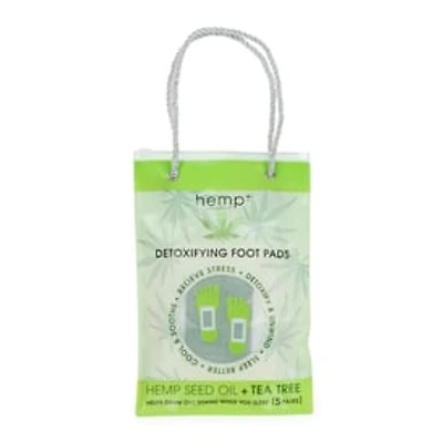 Hemp+ Detoxifying Foot Pads With Tea Tree Oil, 5 Pairs