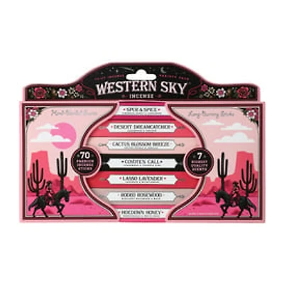 Western Sky Incense Variety 70-Count Pack