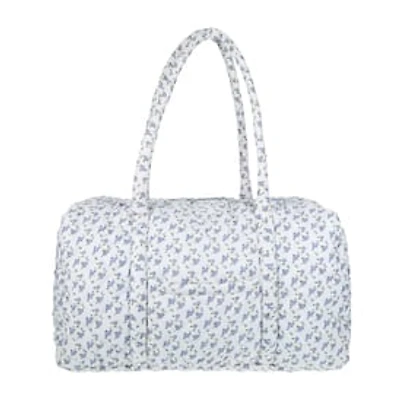 Quilted Floral Duffle Bag