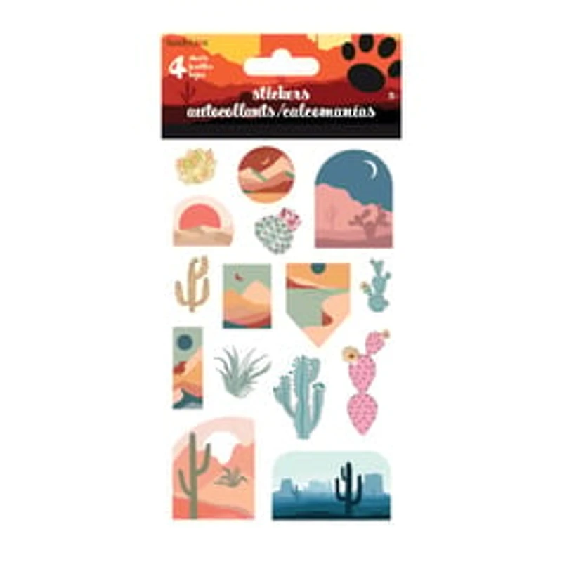 Desert Stickers 4 Sheets