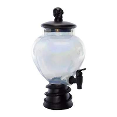 Gothic Glass Halloween Drink Dispenser 1 Gallon