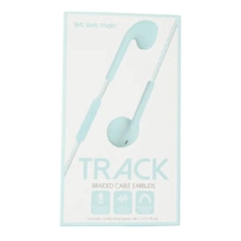 Wired Stereo Earbuds With Mic & Braided Cable
