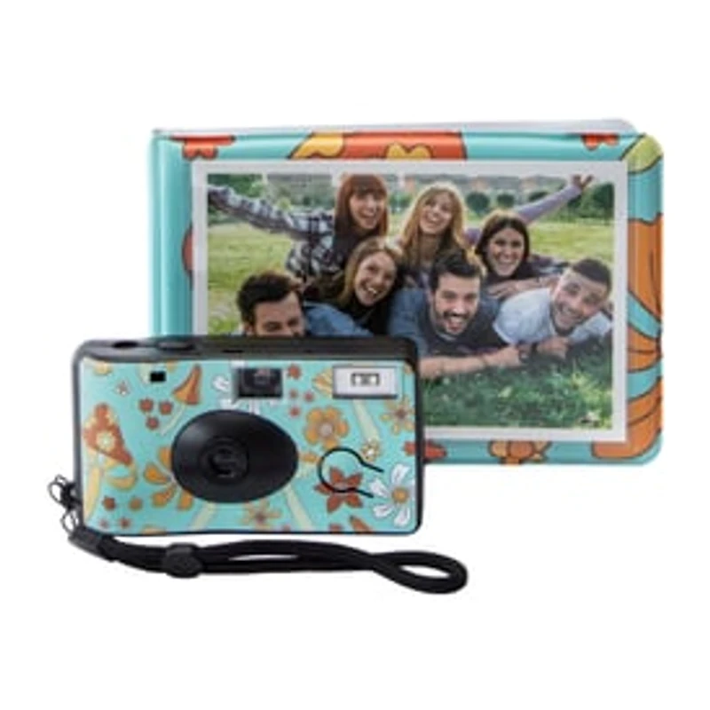 Disposable Camera + Mini Photo Book Set