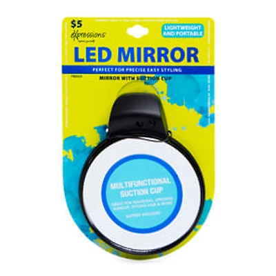 LED Ring Light Mirror w/ Suction Cup Mount