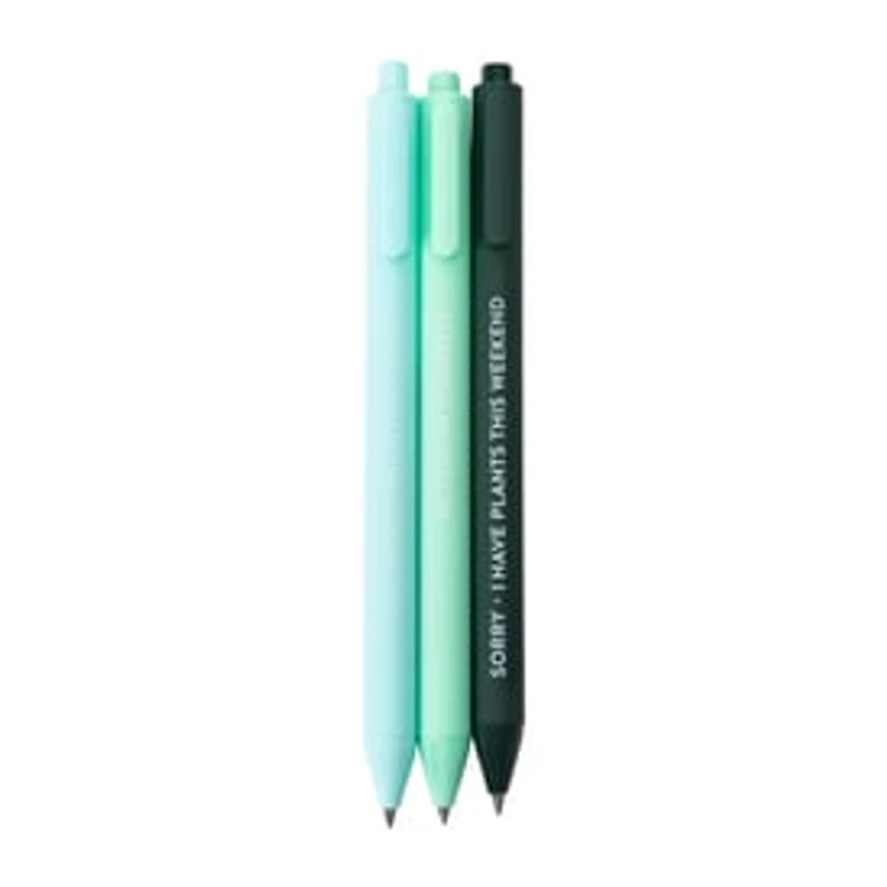 Cat Lady Black Ink Gel Pens 3-Count