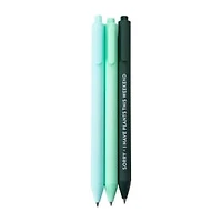 Cat Lady Black Ink Gel Pens 3-Count