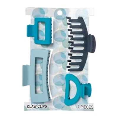 Claw Hair Clips 4-Pack