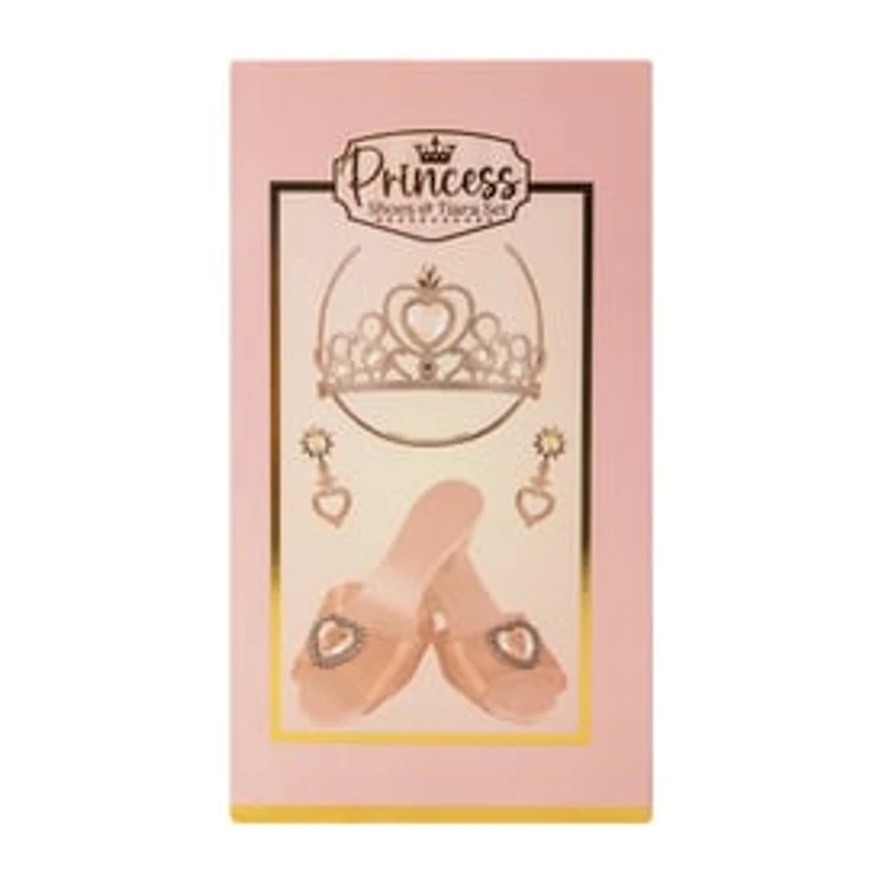 Sparkle Stars Pink Princess Shoes & Tiara Set