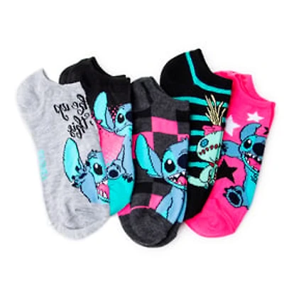 Lilo & Stitch™ No-Show Ankle Socks 5-Pack