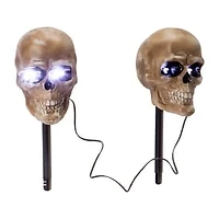 Halloween Skull Stakes 2-Pack