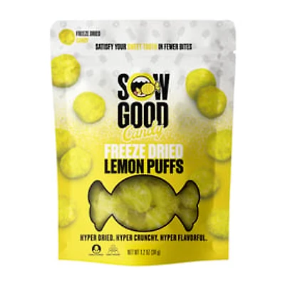 Sow Good Freeze Dried Lemon Puffs Candy 1.2oz