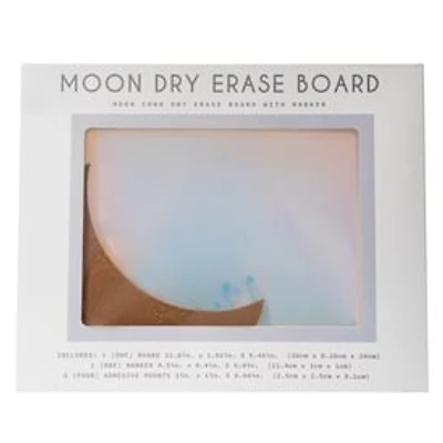 Moon Dry Erase Board With Marker 11.8in x 9.45in
