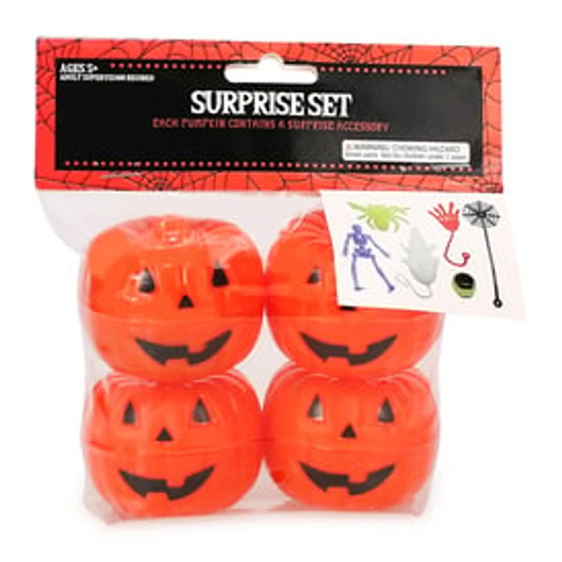 Surprise Pumpkin Halloween Treats 4-Count